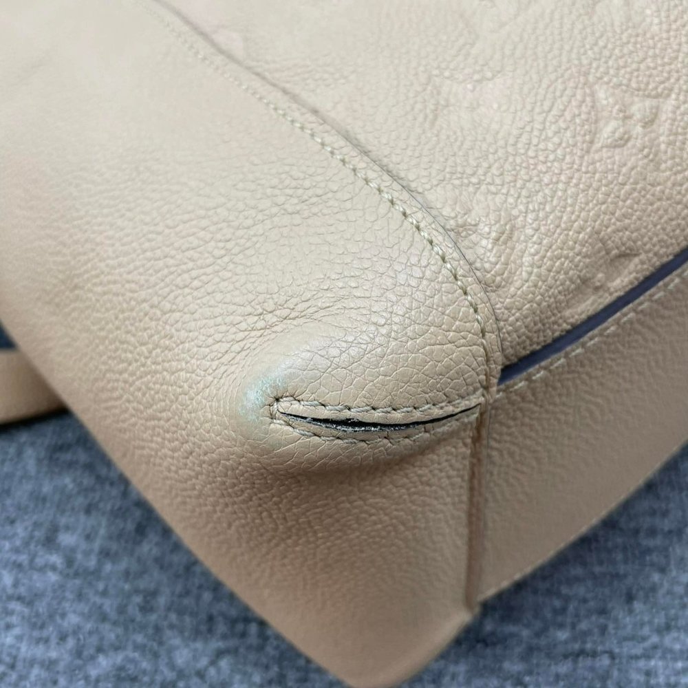 Auth Louis Vuitton Bagatelle Empreinte beige 2 way - Picture 3 of 13
